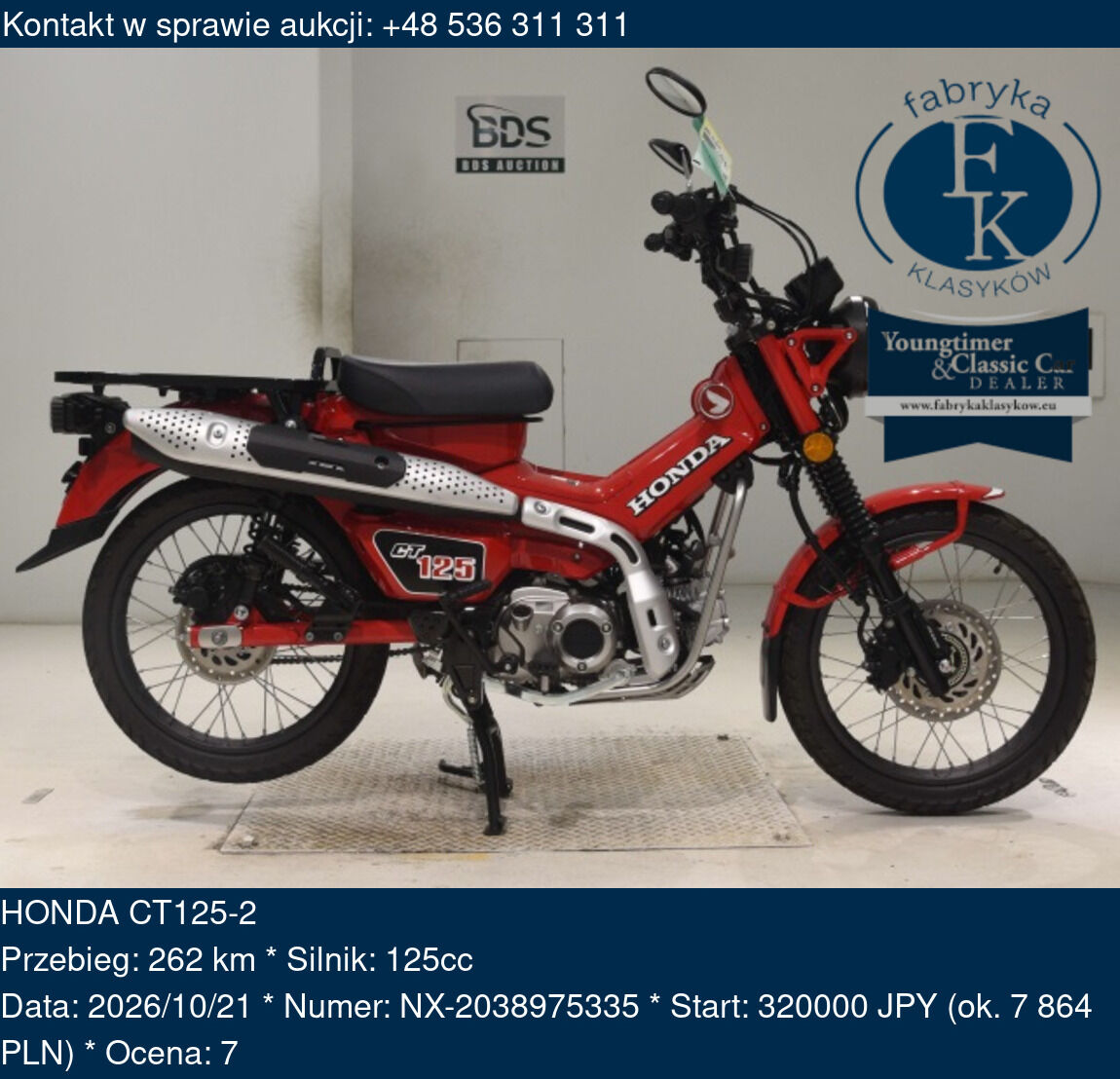 HONDA CT125-2  - zdjęcie 2