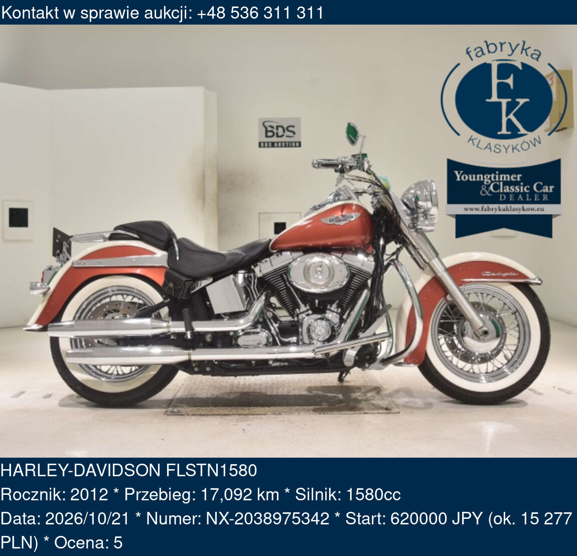 HARLEY-DAVIDSON FLSTN1580 2012 - zdjęcie 2
