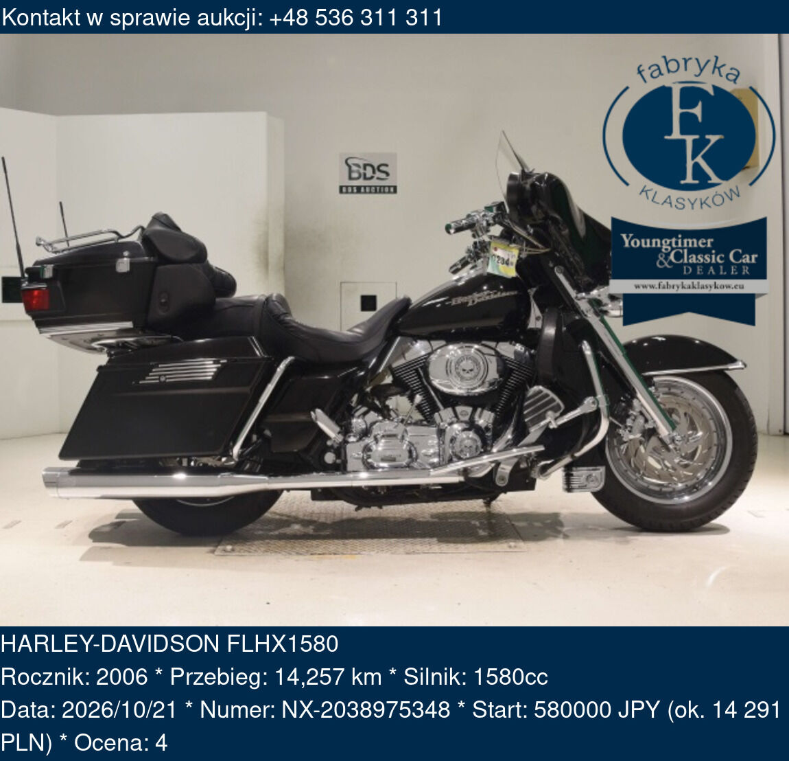 HARLEY-DAVIDSON FLHX1580 2006 - zdjęcie 2