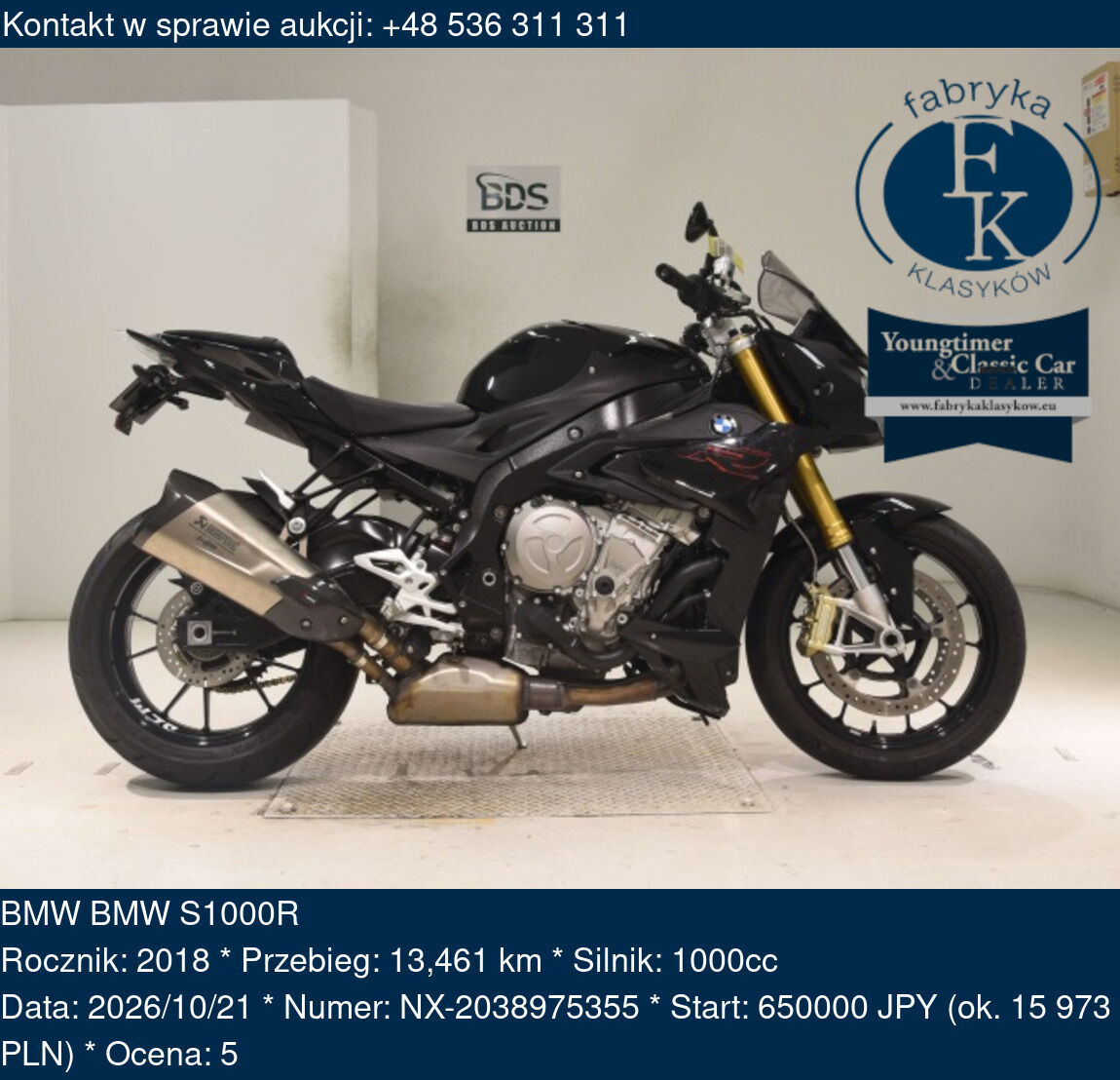 BMW BMW S1000R 2018 - zdjęcie 2