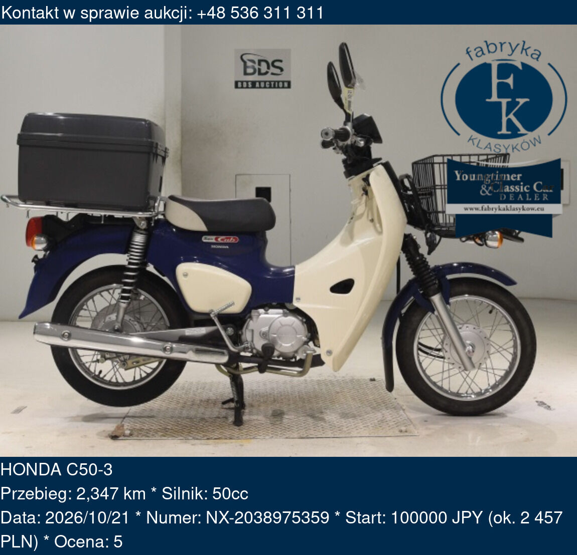 HONDA C50-3  - zdjęcie 2