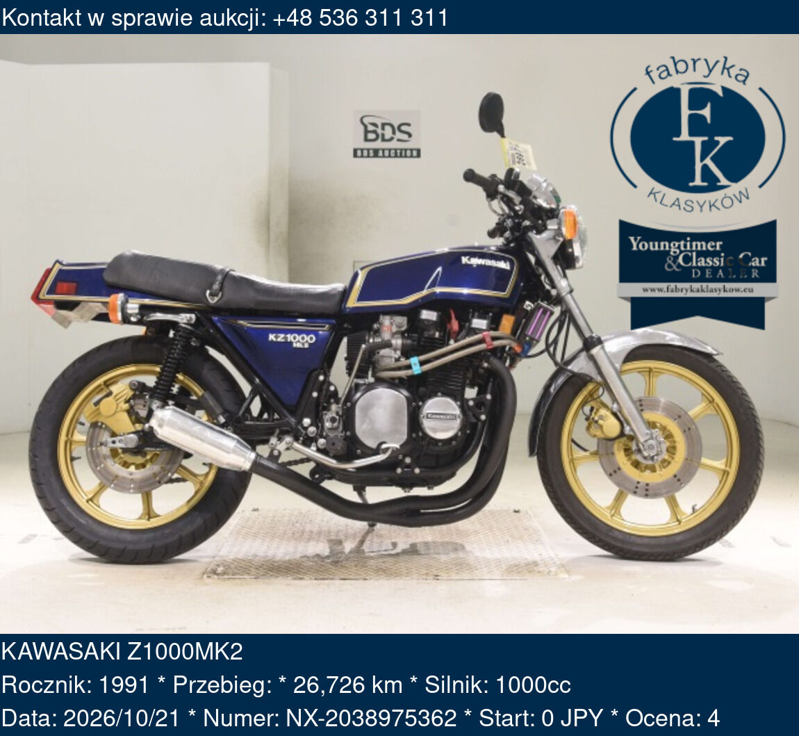 KAWASAKI Z1000MK2 1991 - zdjęcie 2