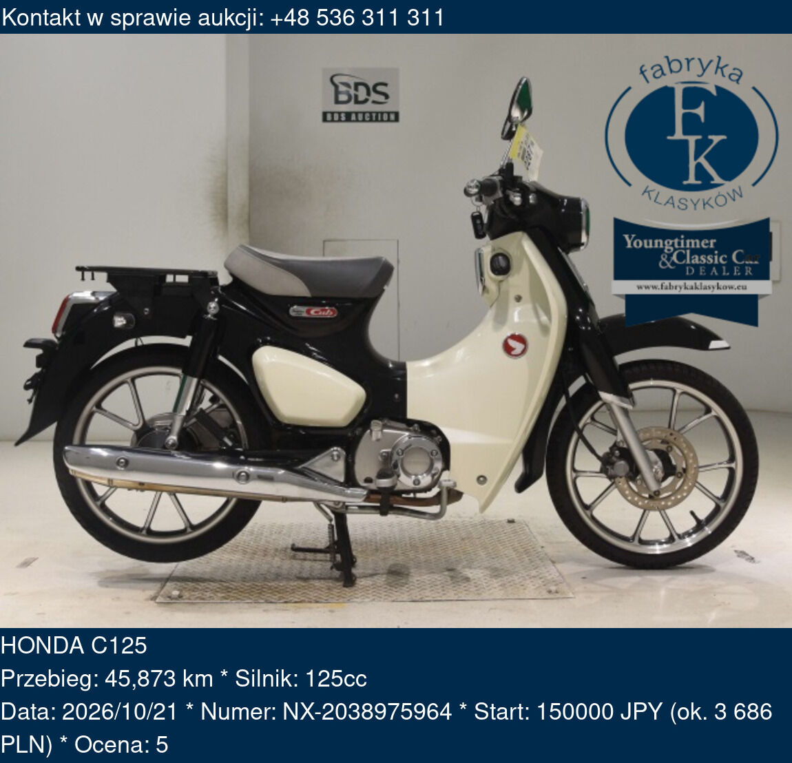 HONDA C125  - zdjęcie 2