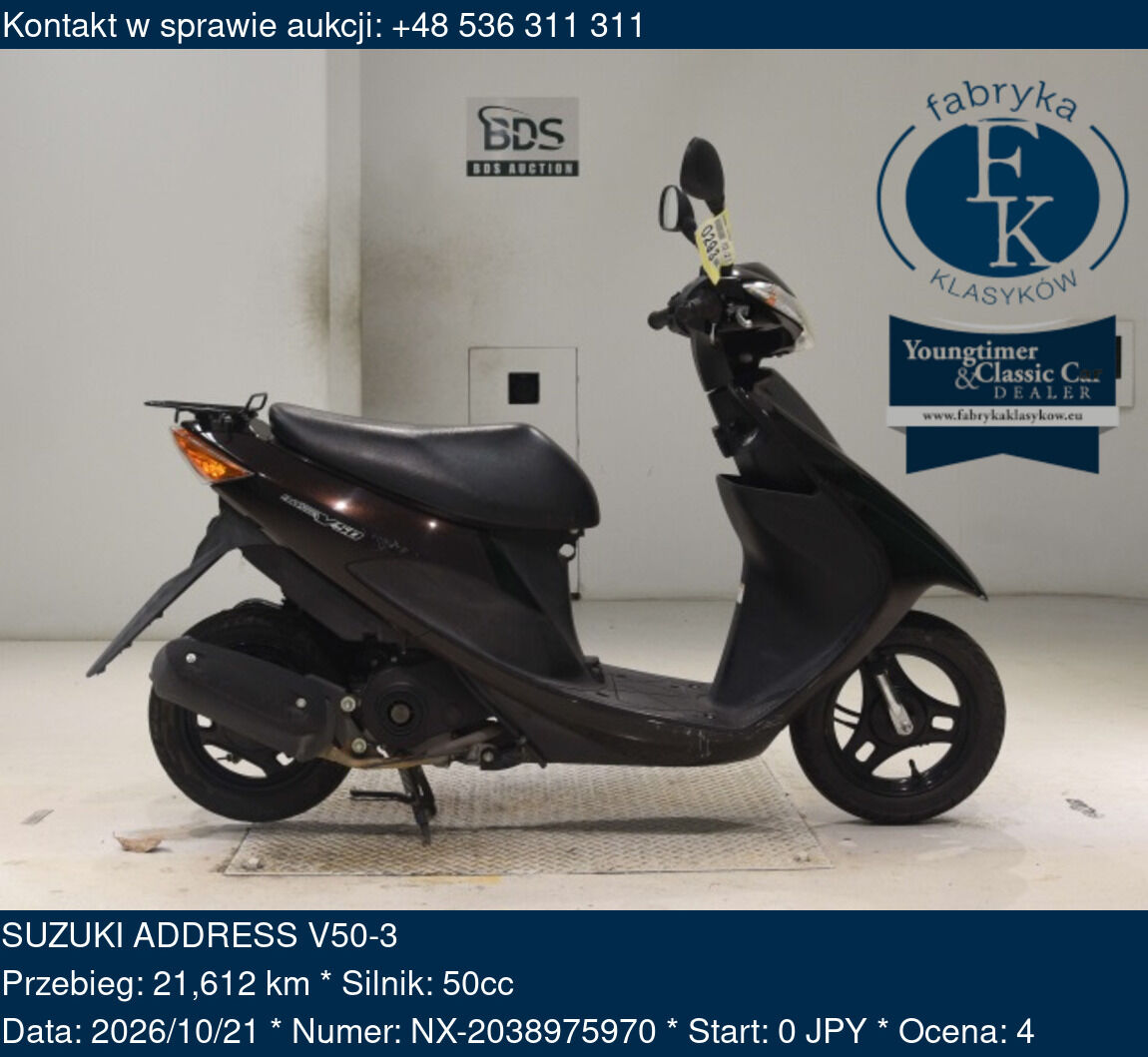 SUZUKI ADDRESS V50-3  - zdjęcie 2