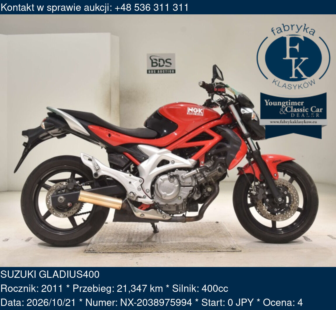 SUZUKI GLADIUS400 2011 - zdjęcie 2