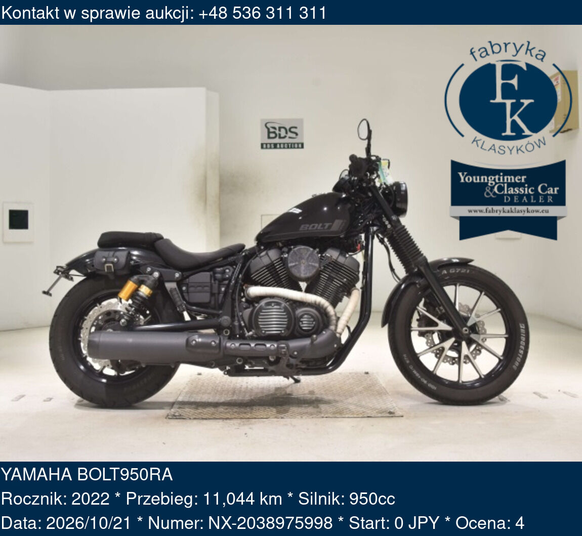 YAMAHA BOLT950RA 2022 - zdjęcie 2