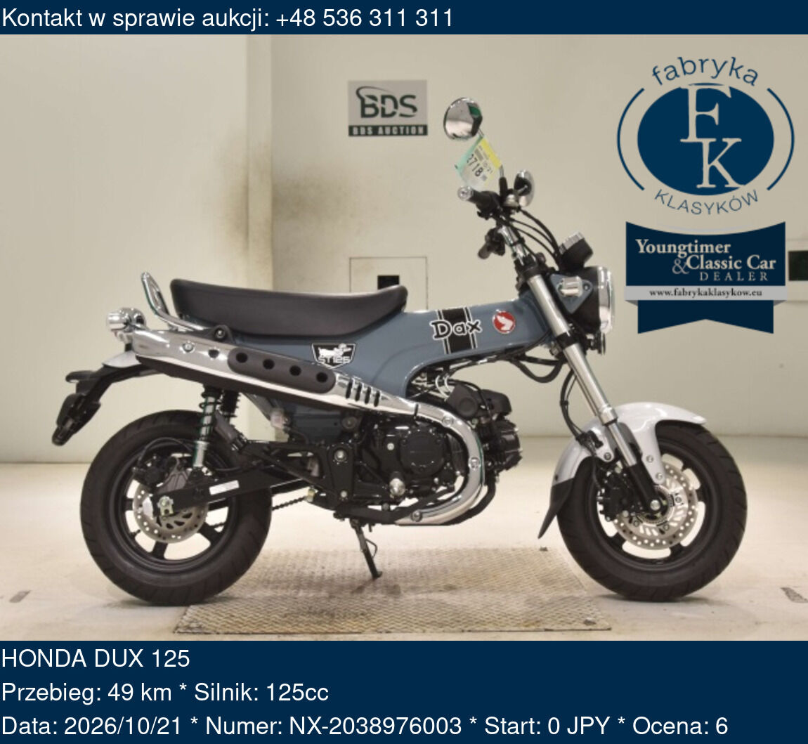 HONDA DUX 125  - zdjęcie 2
