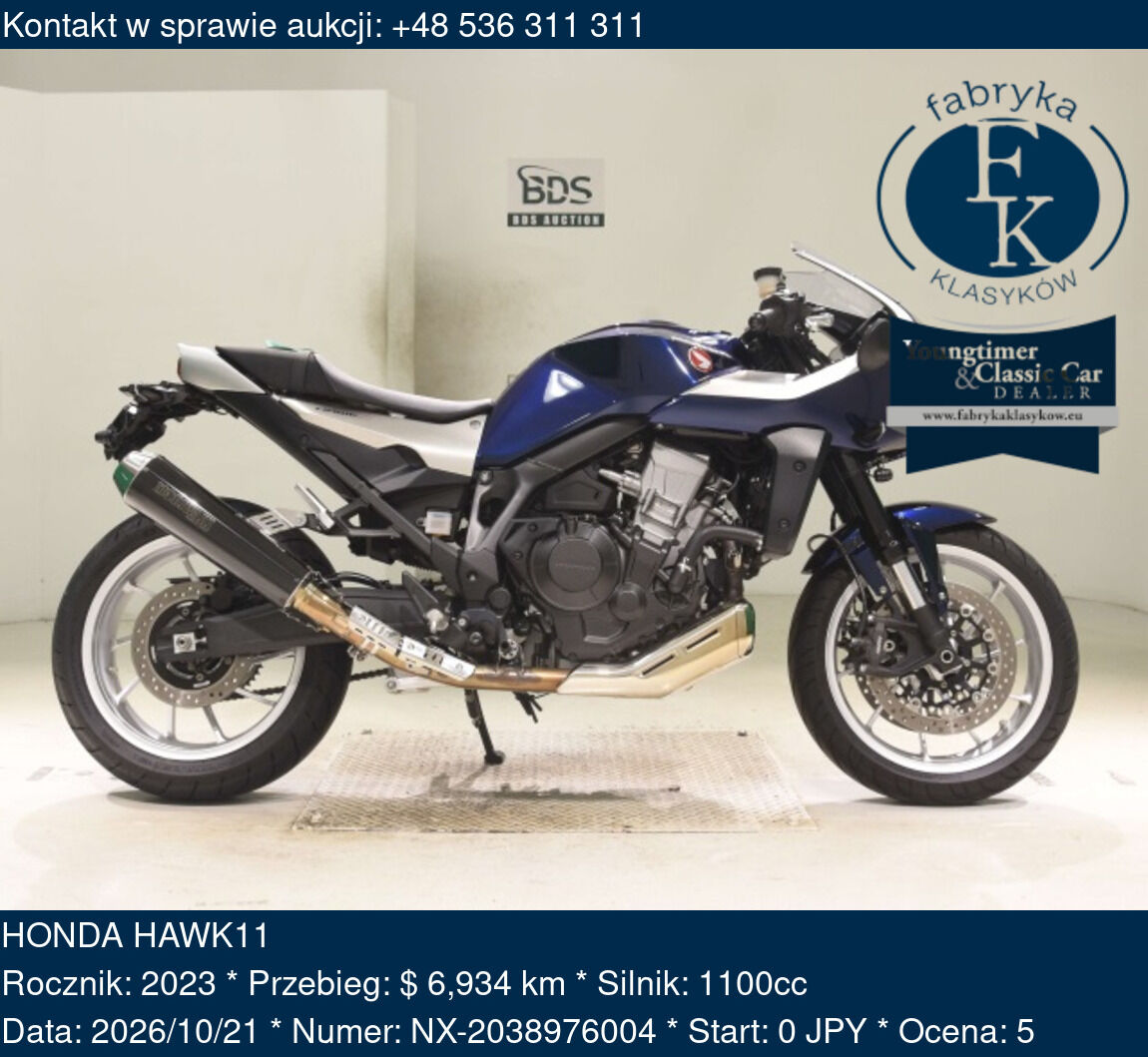 HONDA HAWK11 2023 - zdjęcie 2