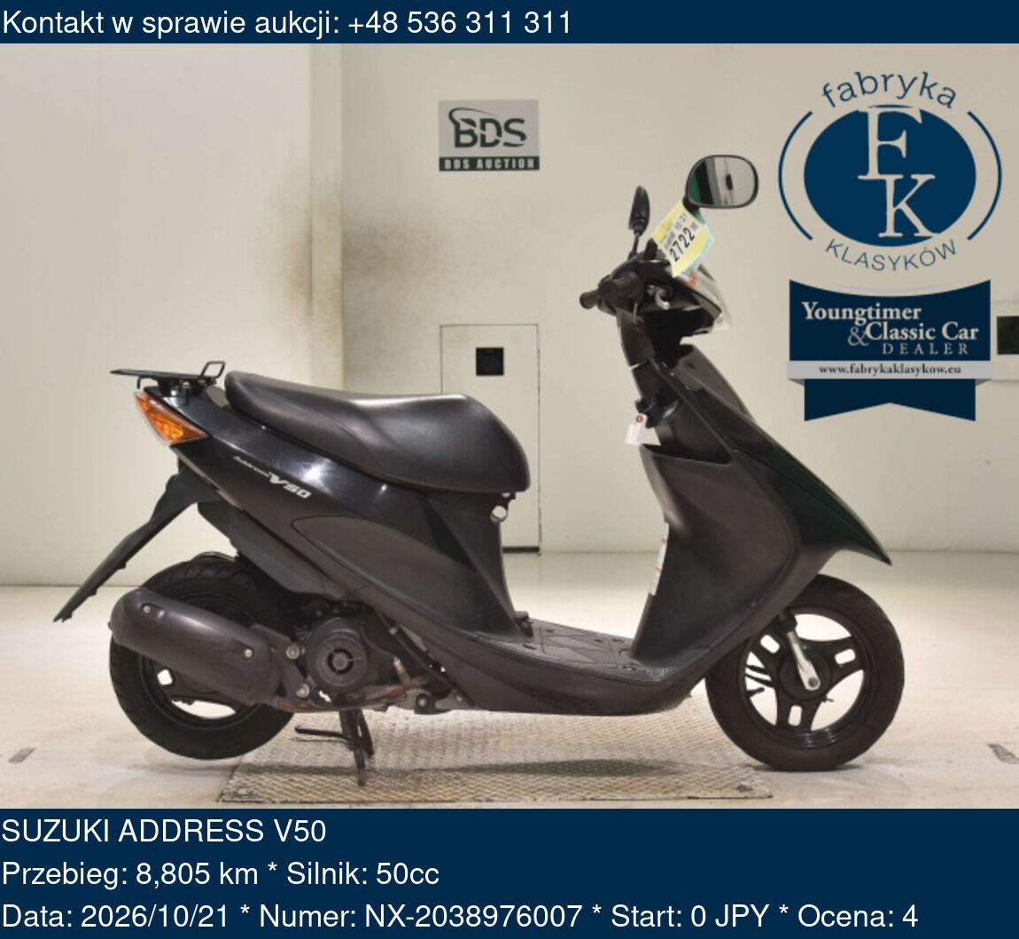 SUZUKI ADDRESS V50  - zdjęcie 2