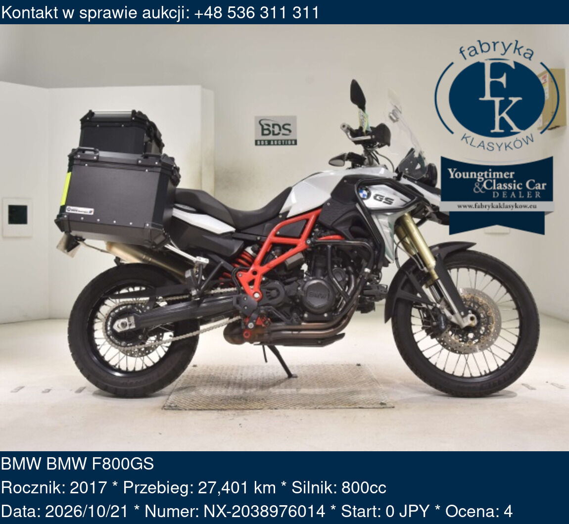BMW BMW F800GS 2017 - zdjęcie 2
