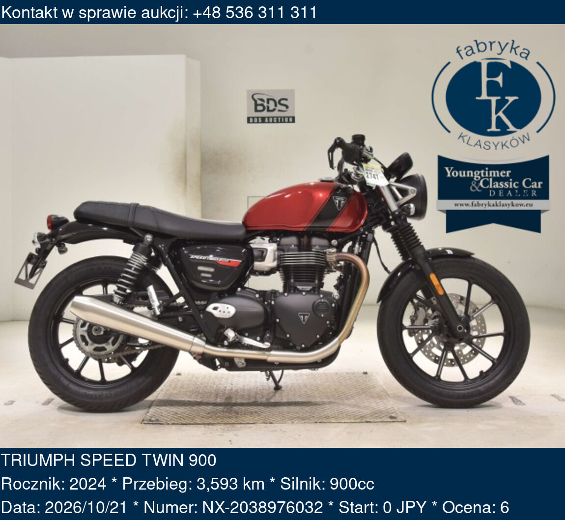 TRIUMPH SPEED TWIN 900 2024 - zdjęcie 2