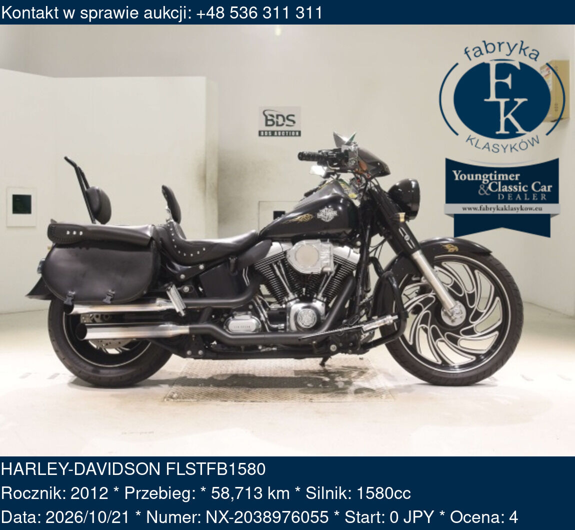 HARLEY-DAVIDSON FLSTFB1580 2012 - zdjęcie 2