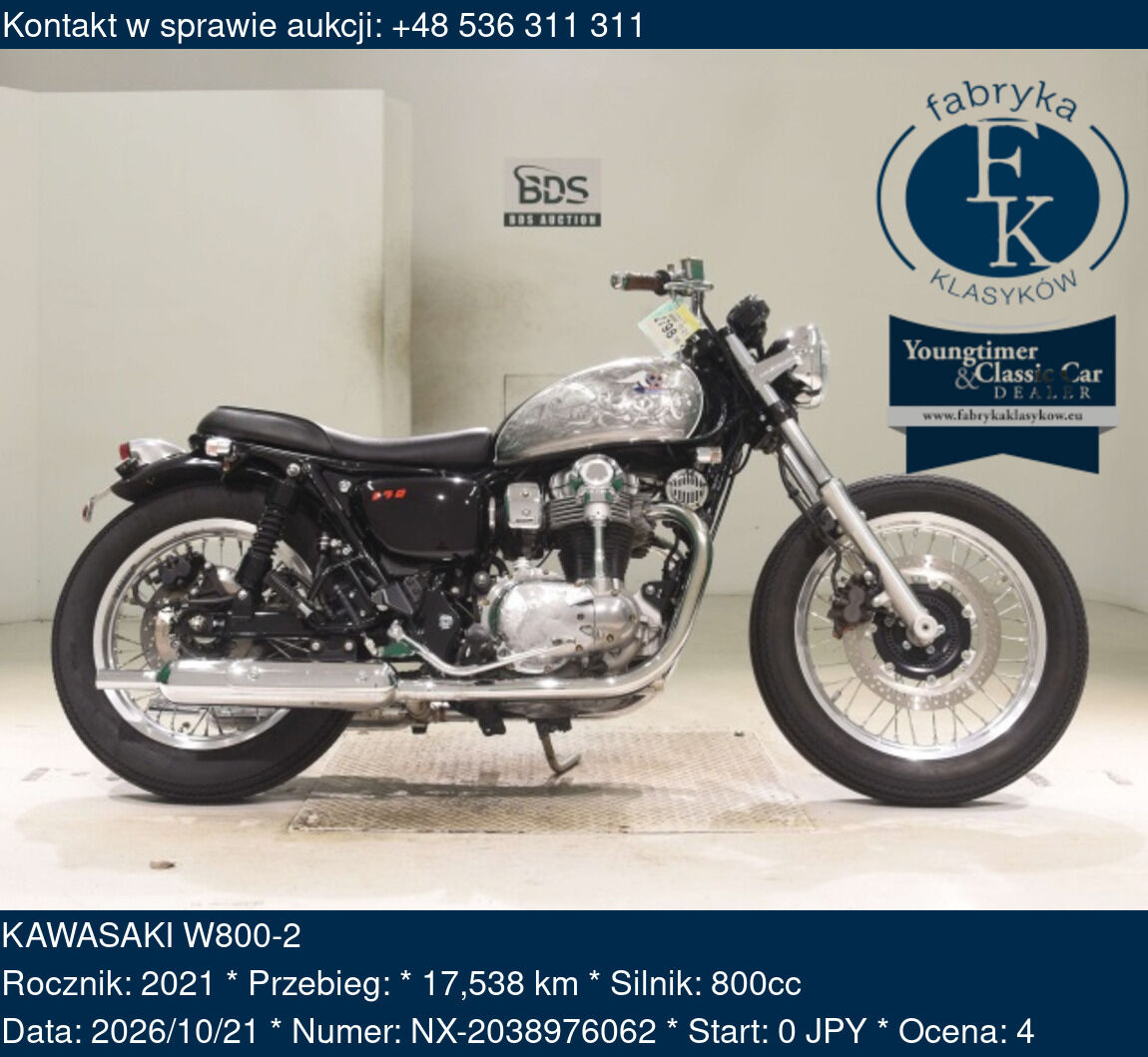KAWASAKI W800-2 2021 - zdjęcie 2