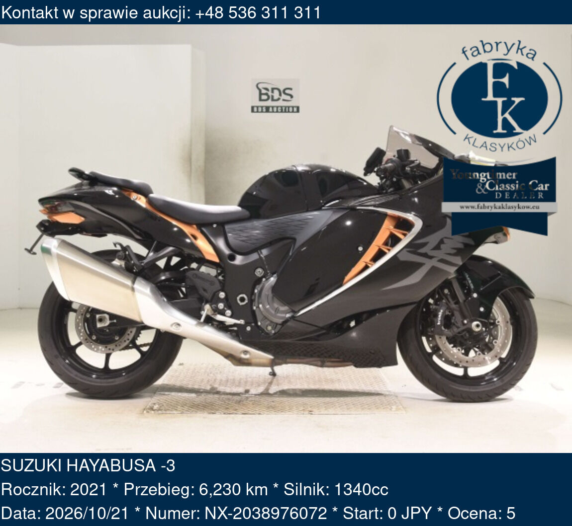 SUZUKI HAYABUSA -3 2021 - zdjęcie 2