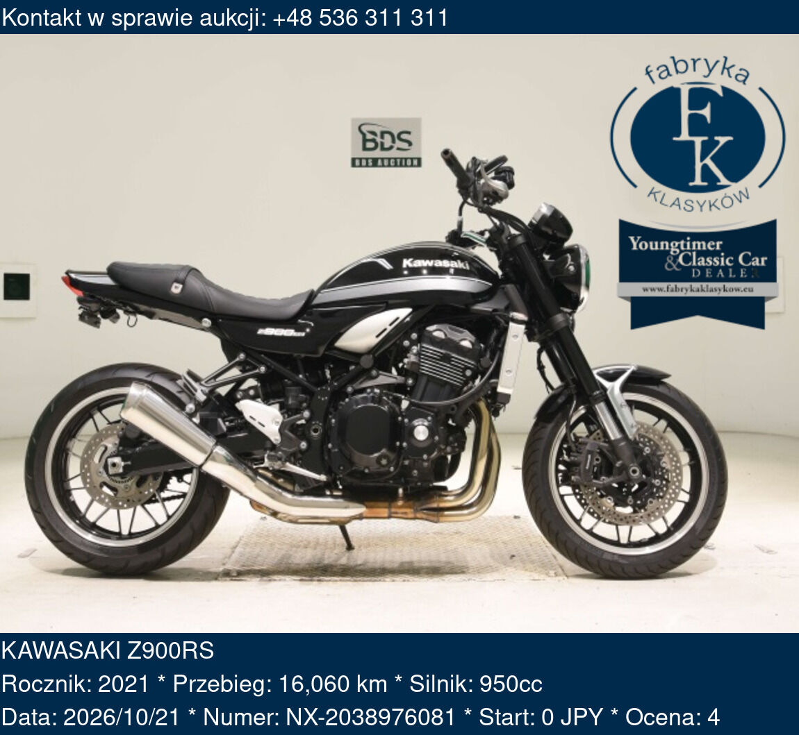 KAWASAKI Z900RS 2021 - zdjęcie 2