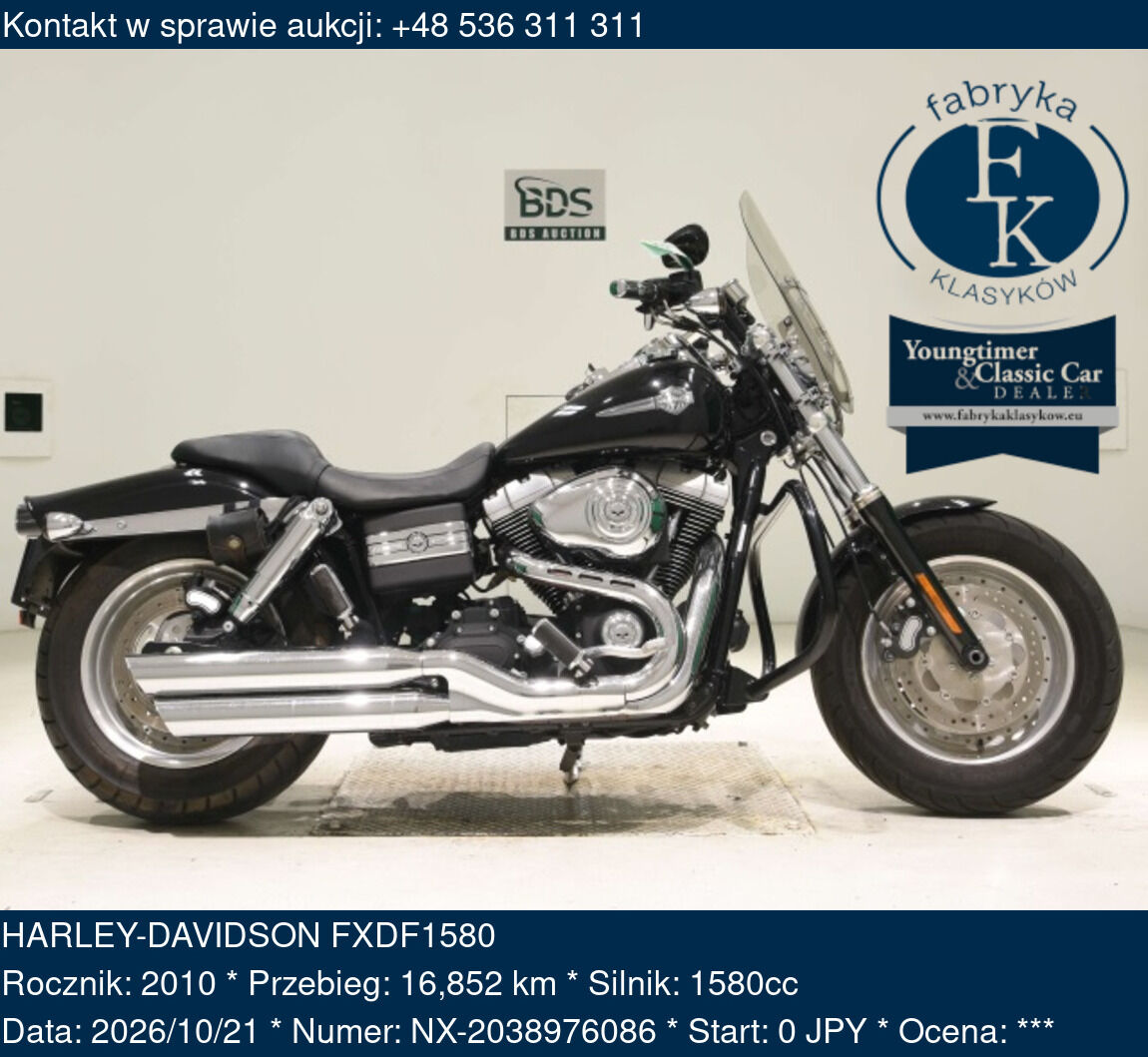 HARLEY-DAVIDSON FXDF1580 2010 - zdjęcie 2