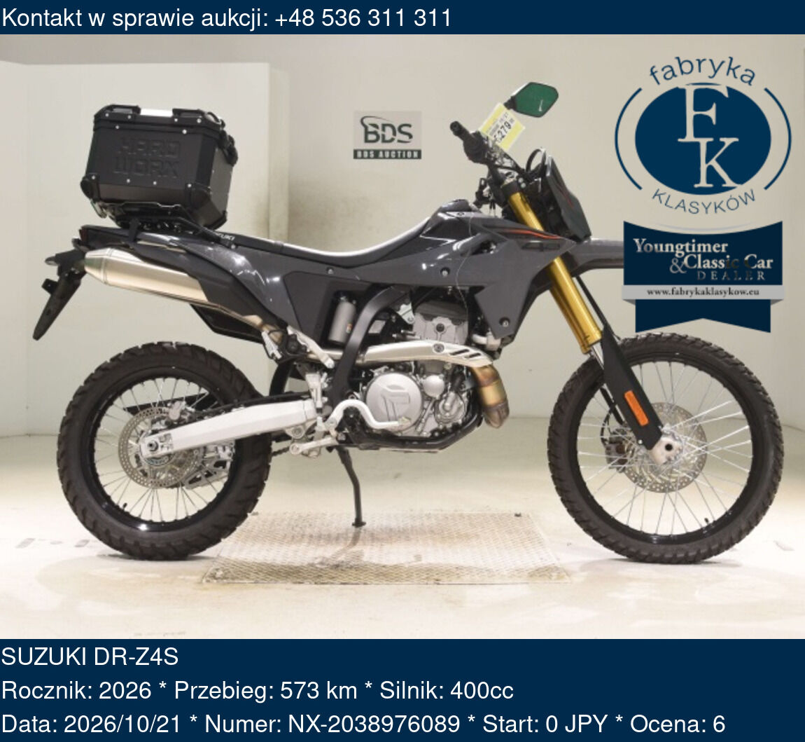 SUZUKI DR-Z4S 2026 - zdjęcie 2