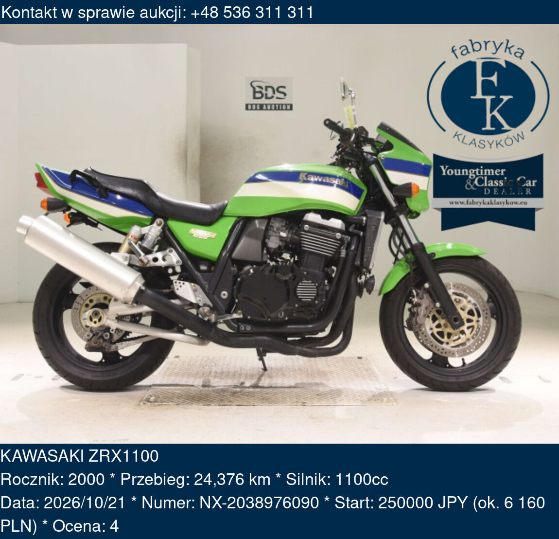 KAWASAKI ZRX1100 2000 - zdjęcie 2