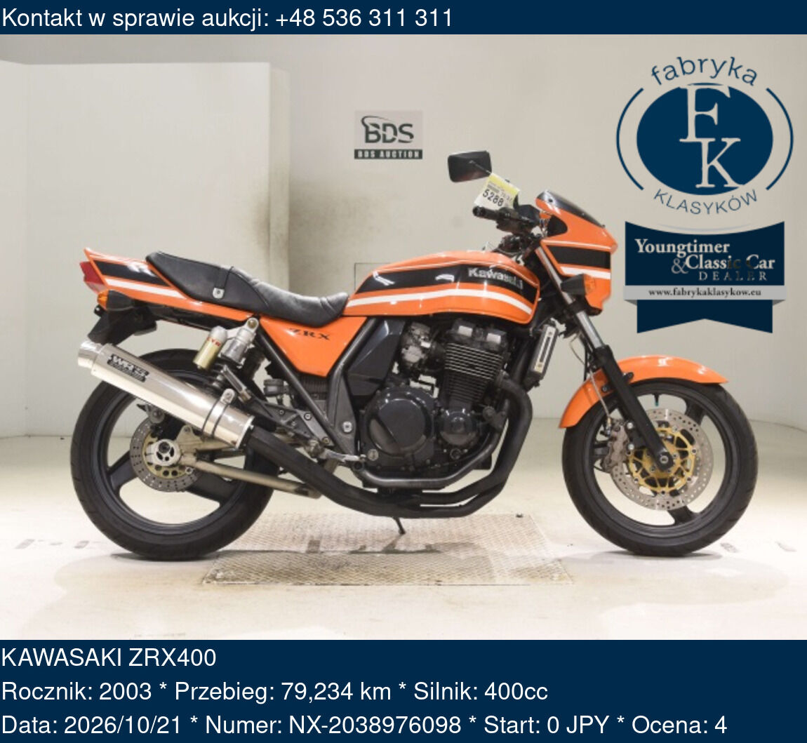 KAWASAKI ZRX400 2003 - zdjęcie 2