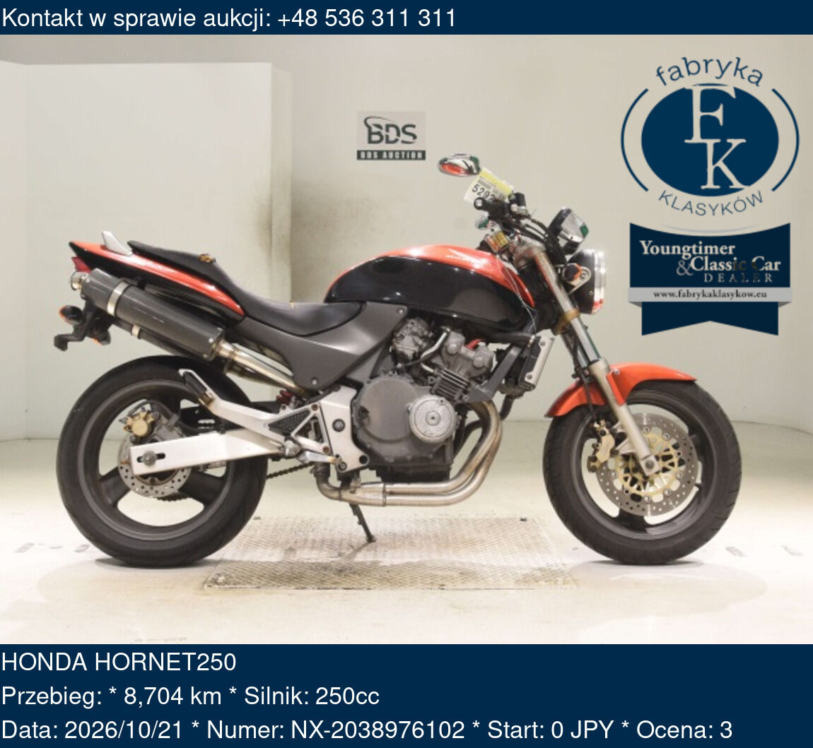 HONDA HORNET250  - zdjęcie 2