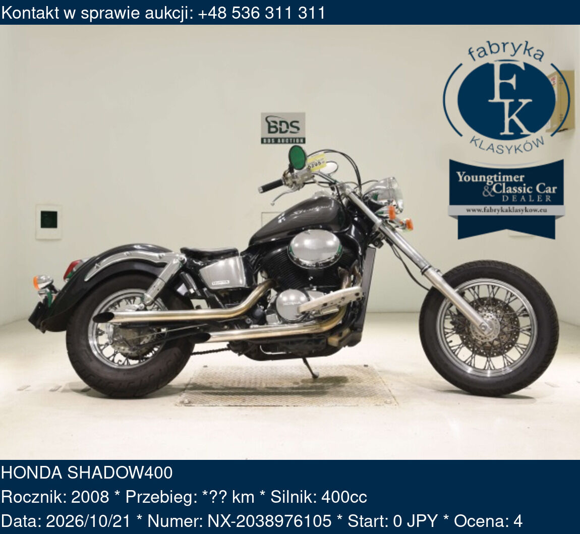 HONDA SHADOW400 2008 - zdjęcie 2