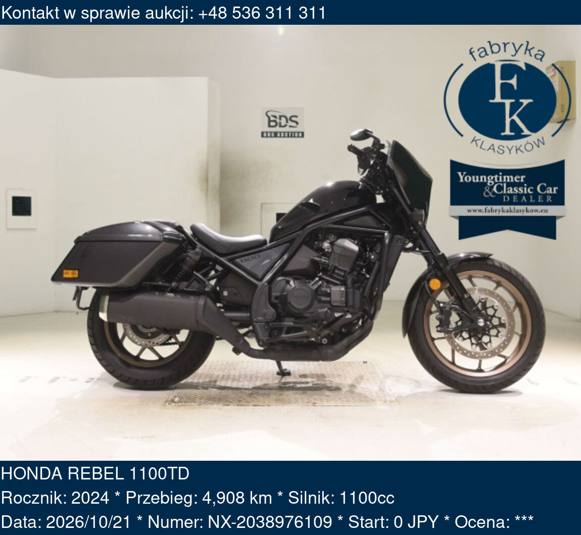 HONDA REBEL 1100TD 2024 - zdjęcie 2