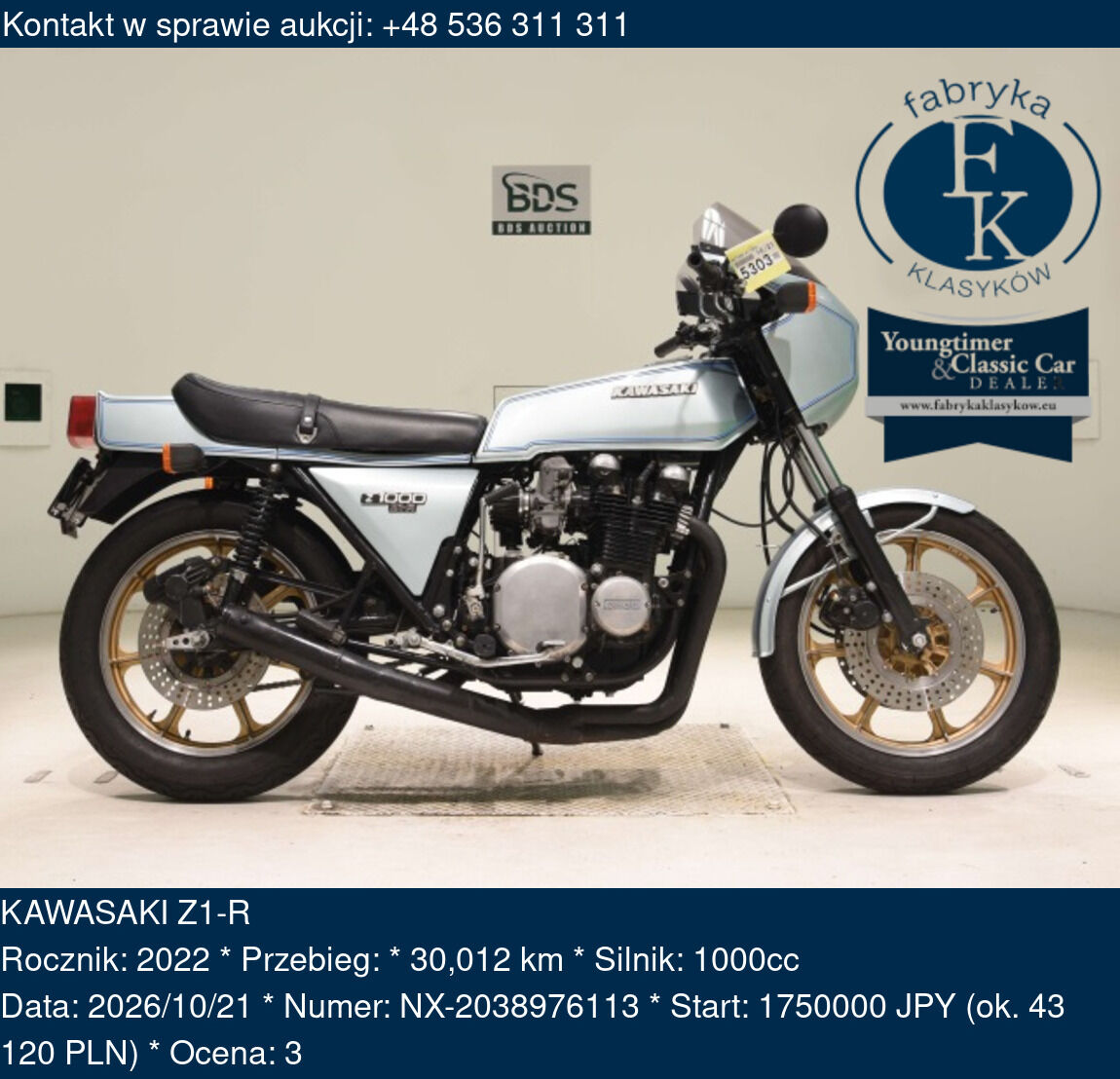 KAWASAKI Z1-R 2022 - zdjęcie 2