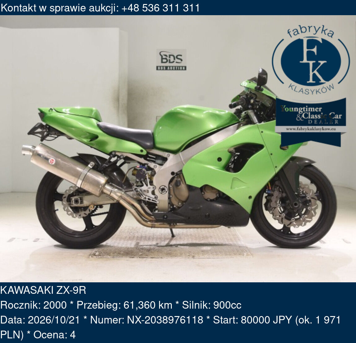 KAWASAKI ZX-9R 2000 - zdjęcie 2