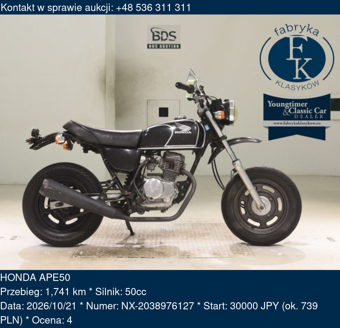 HONDA APE50  - zdjęcie 2