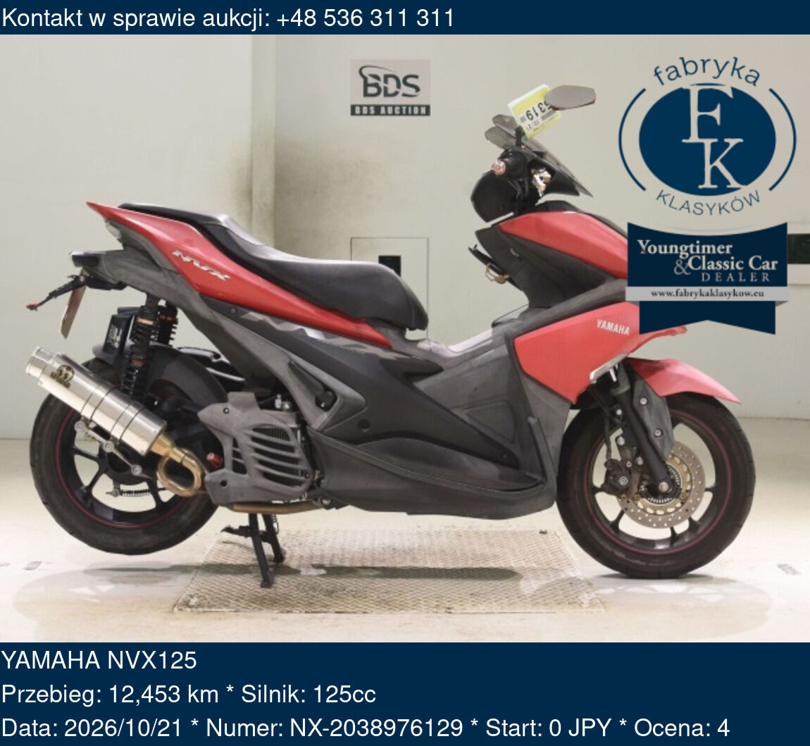 YAMAHA NVX125 - zdjęcie 2