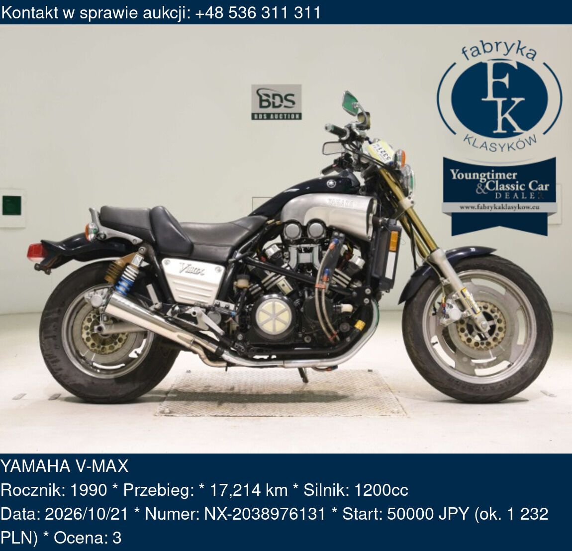 YAMAHA V-MAX 1990 - zdjęcie 2
