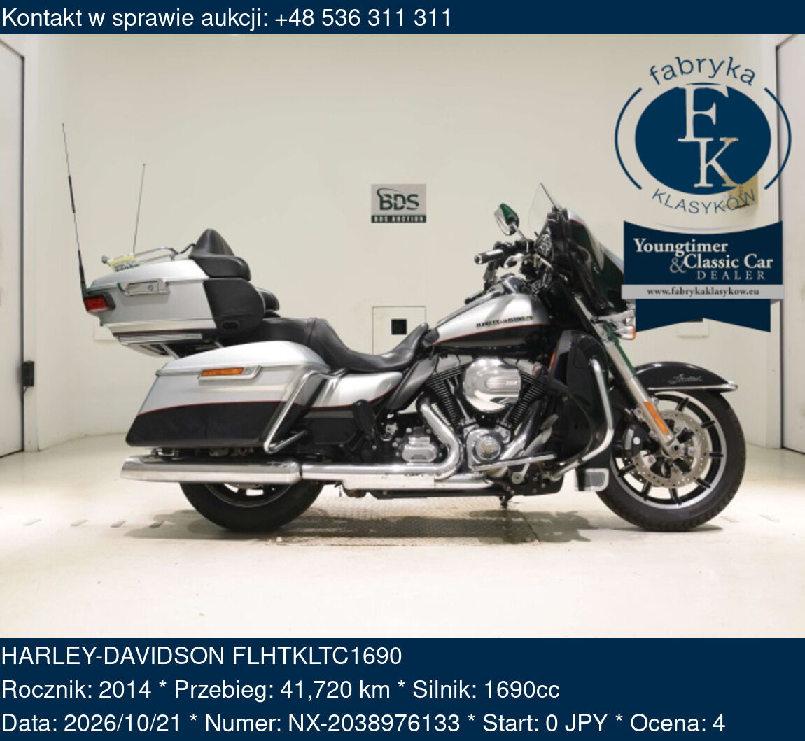 HARLEY-DAVIDSON FLHTKLTC1690 2014 - zdjęcie 2