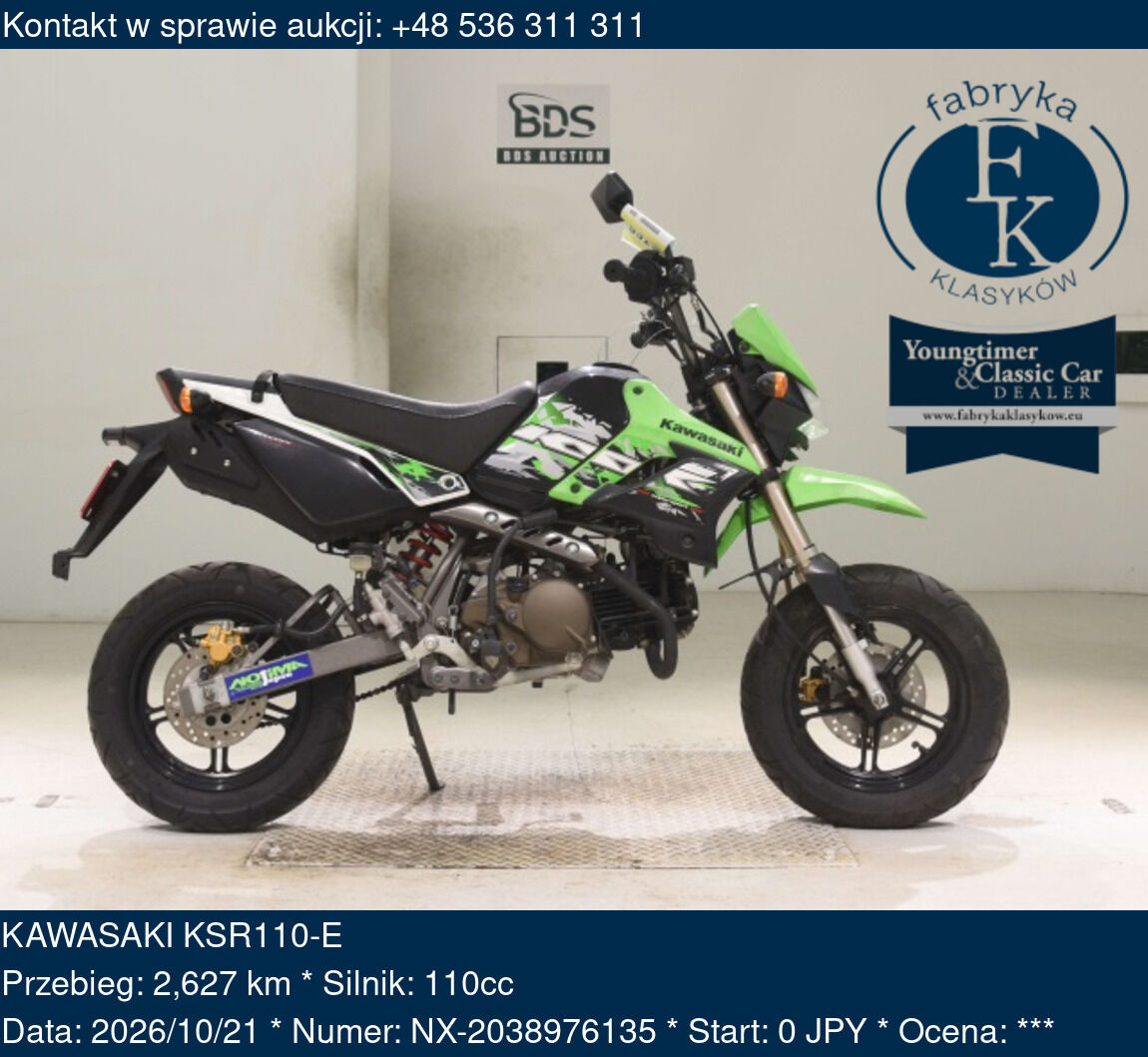KAWASAKI KSR110-E  - zdjęcie 2