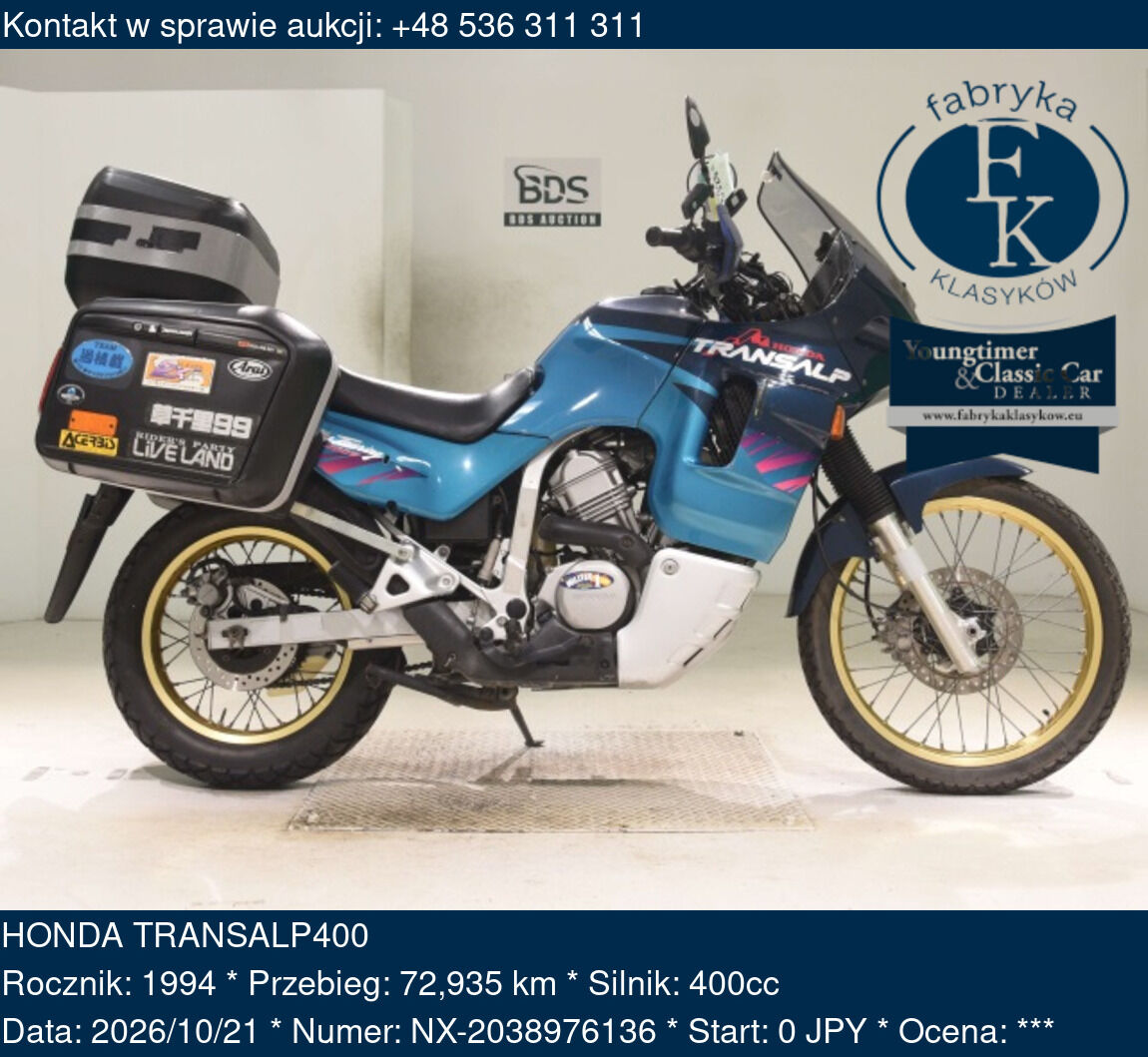 HONDA TRANSALP400 1994 - zdjęcie 2