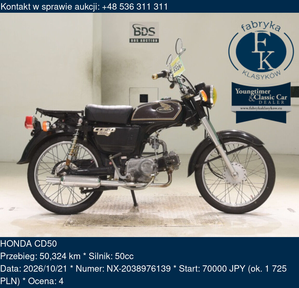 HONDA CD50  - zdjęcie 2