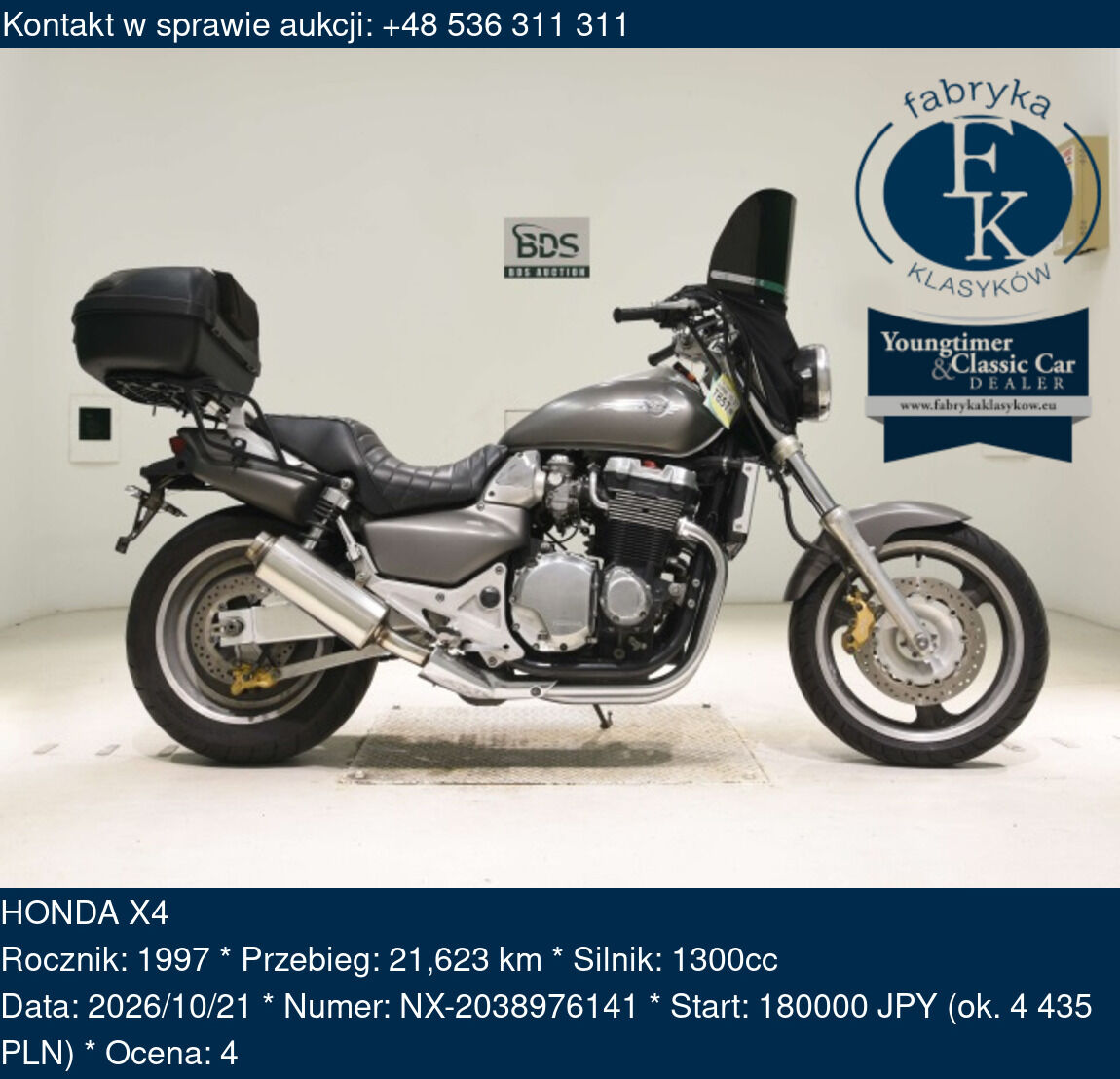 HONDA X4 1997 - zdjęcie 2