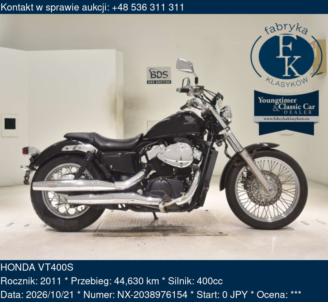 HONDA VT400S 2011 - zdjęcie 2
