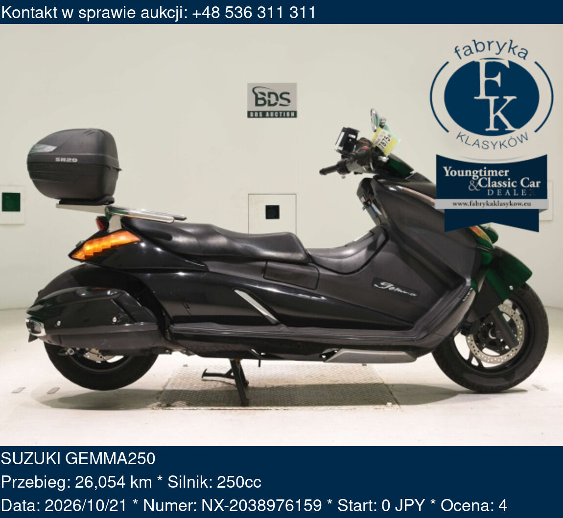 SUZUKI GEMMA250 - zdjęcie 2
