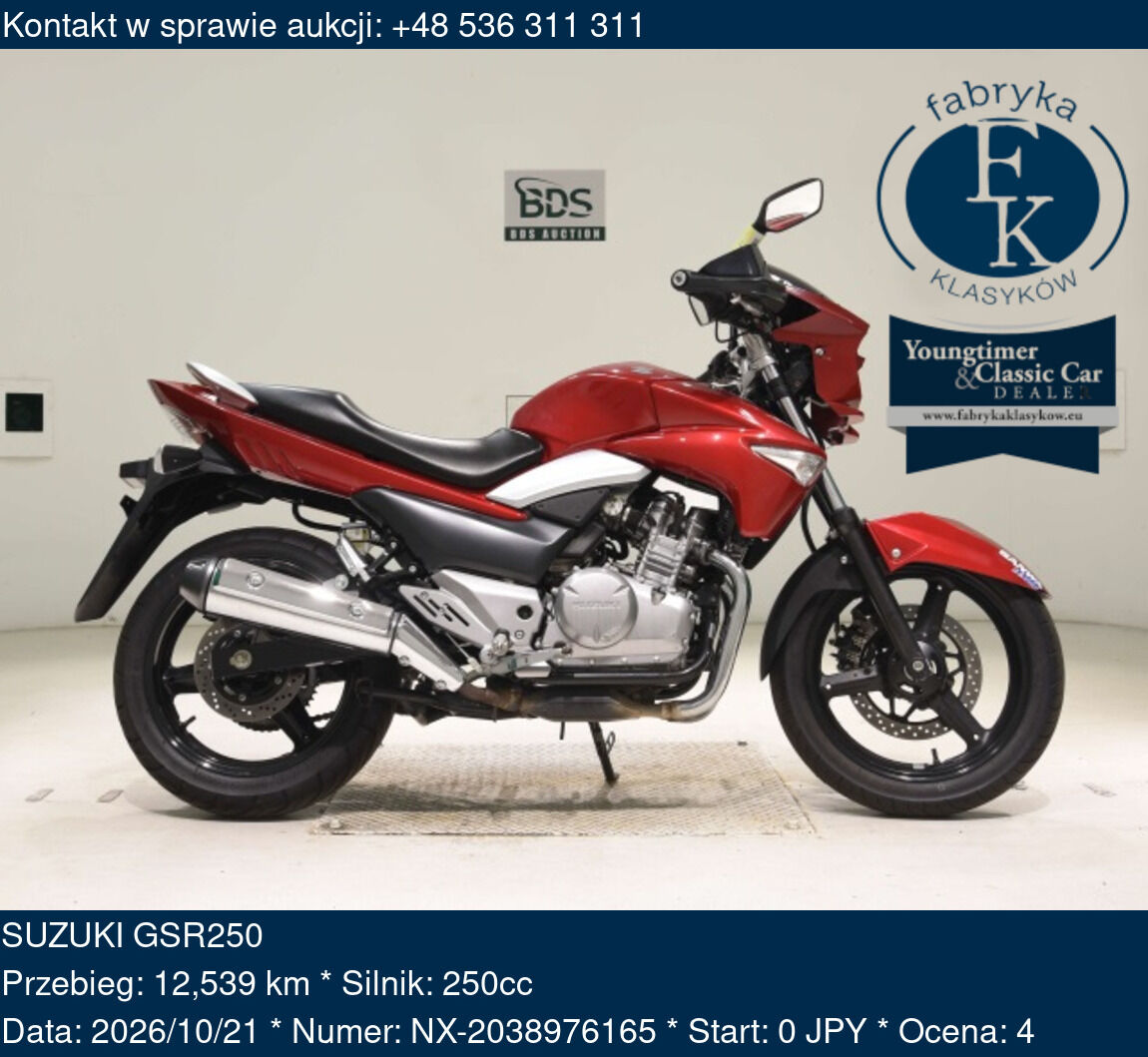 SUZUKI GSR250  - zdjęcie 2