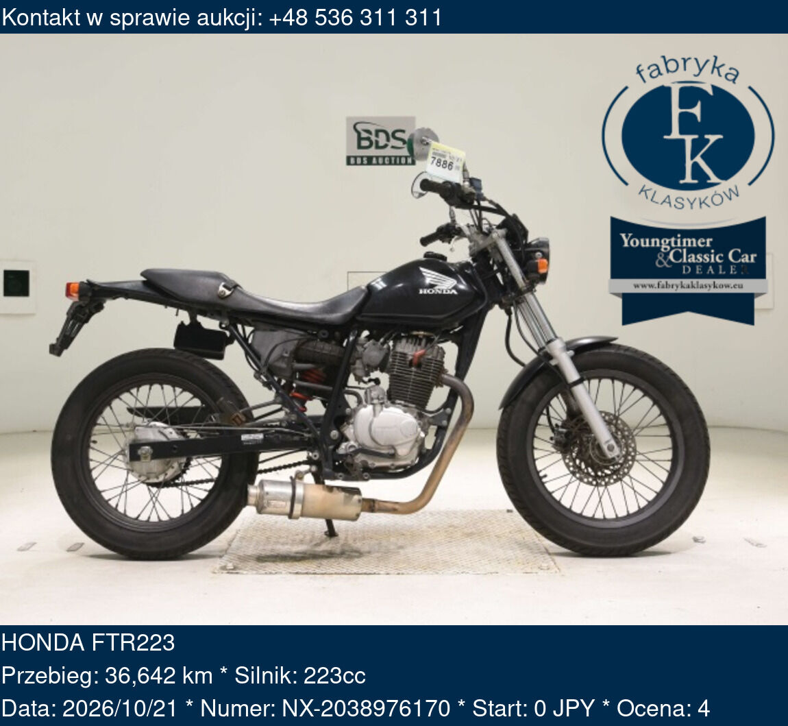 HONDA FTR223  - zdjęcie 2
