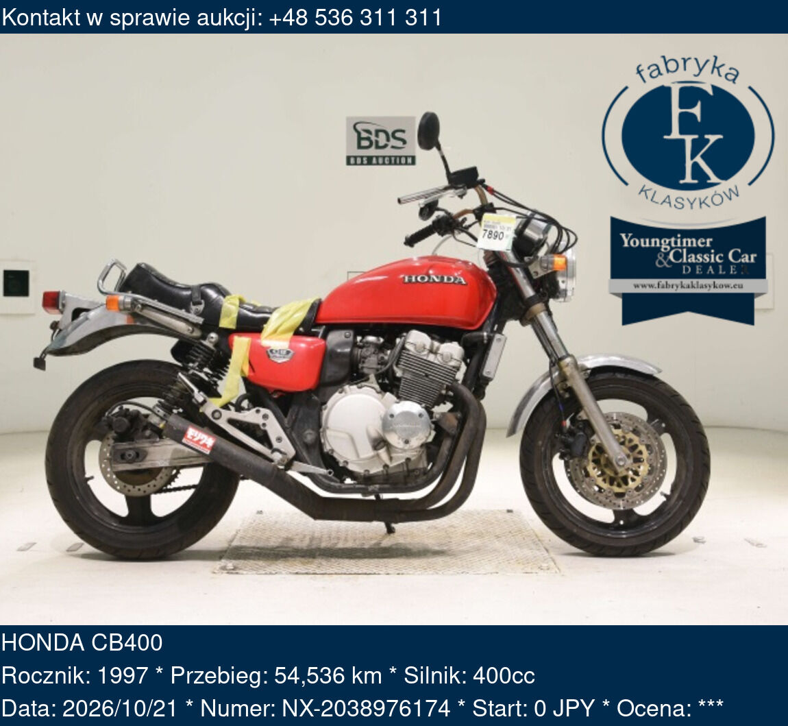 HONDA CB400 1997 - zdjęcie 2