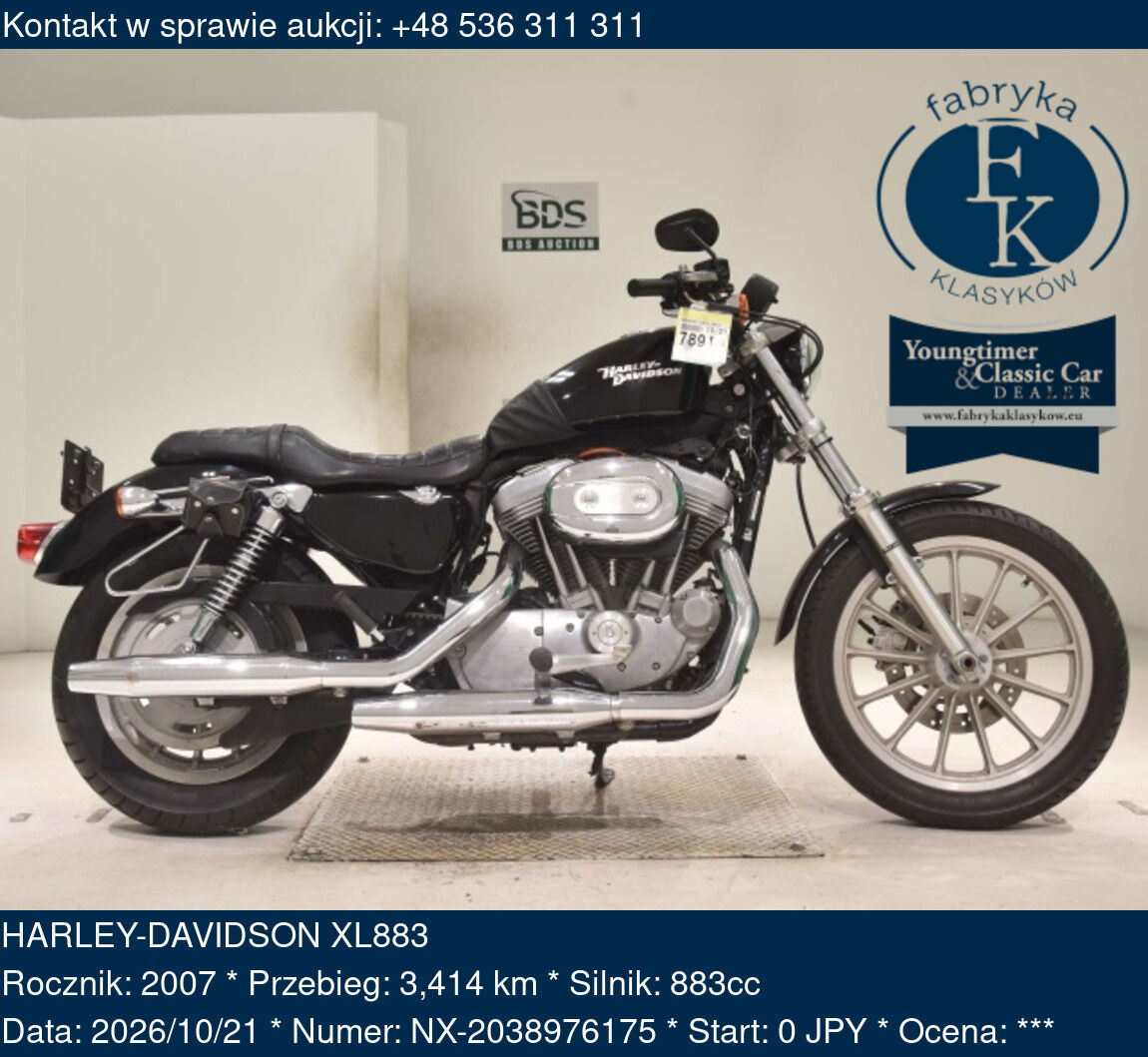 HARLEY-DAVIDSON XL883 2007 - zdjęcie 2