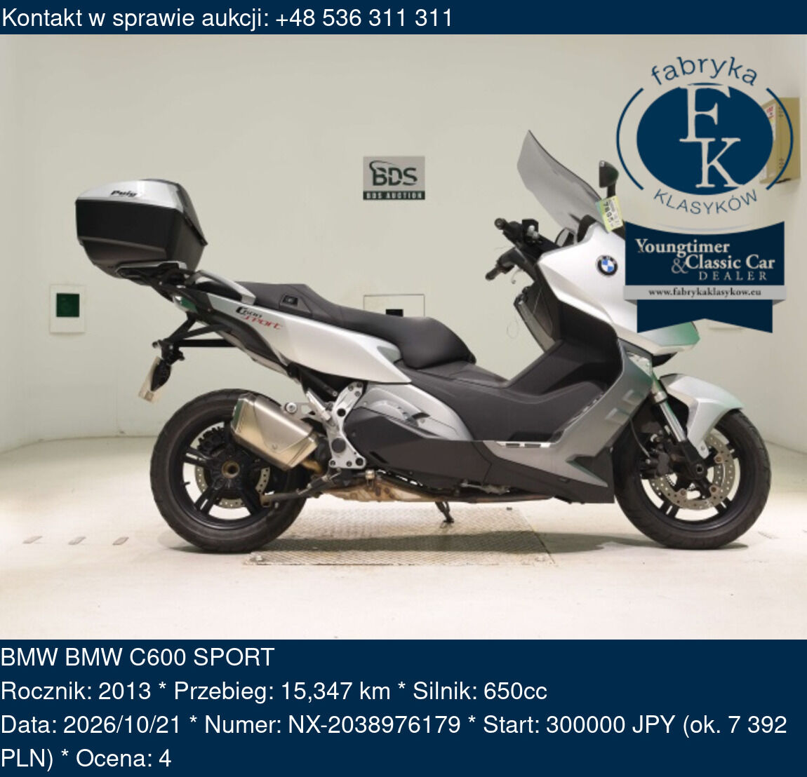 BMW BMW C600 SPORT 2013 - zdjęcie 2