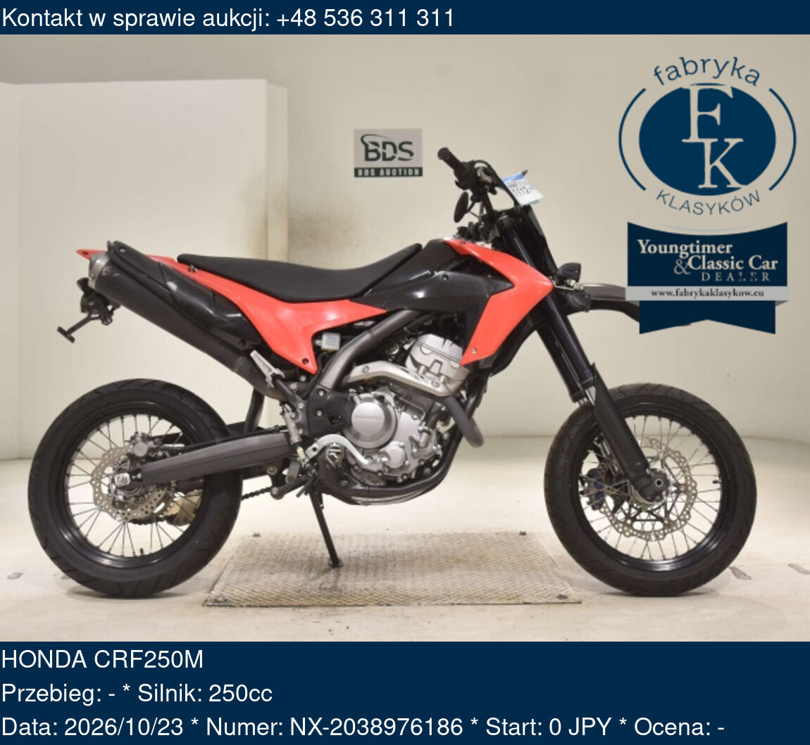 HONDA CRF250M  - zdjęcie 2
