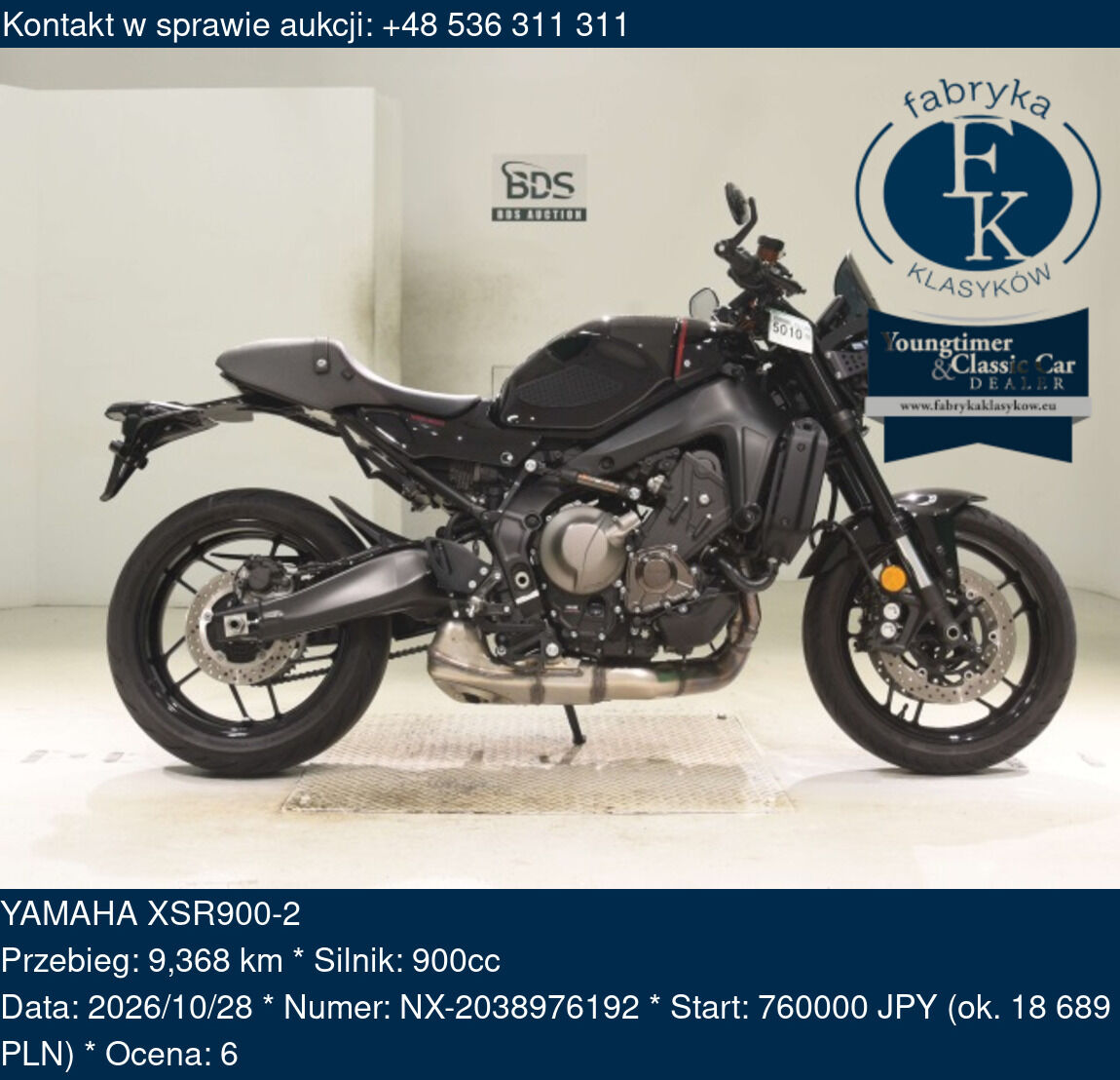 YAMAHA XSR900-2  - zdjęcie 2