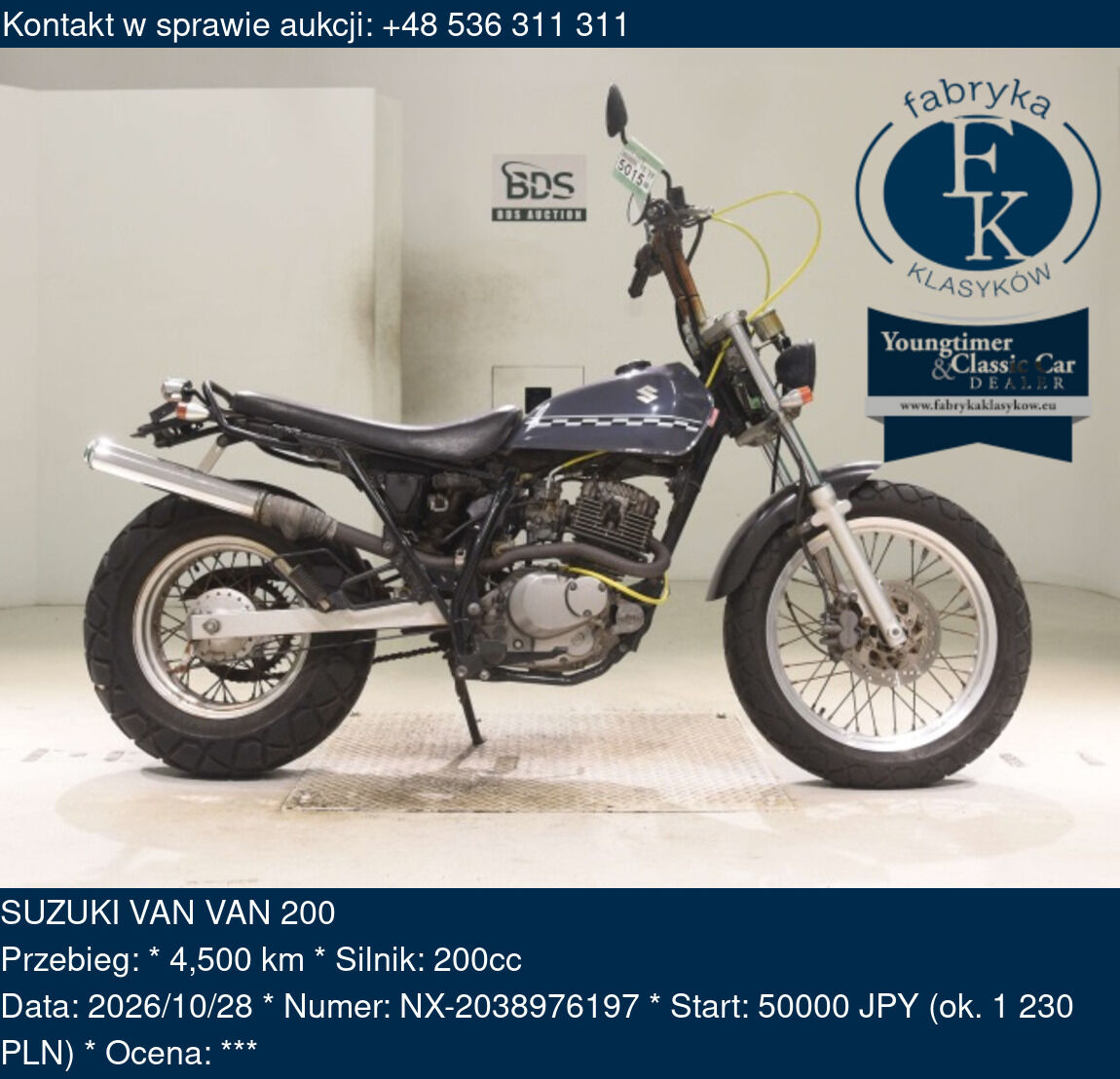 SUZUKI VAN VAN 200  - zdjęcie 2