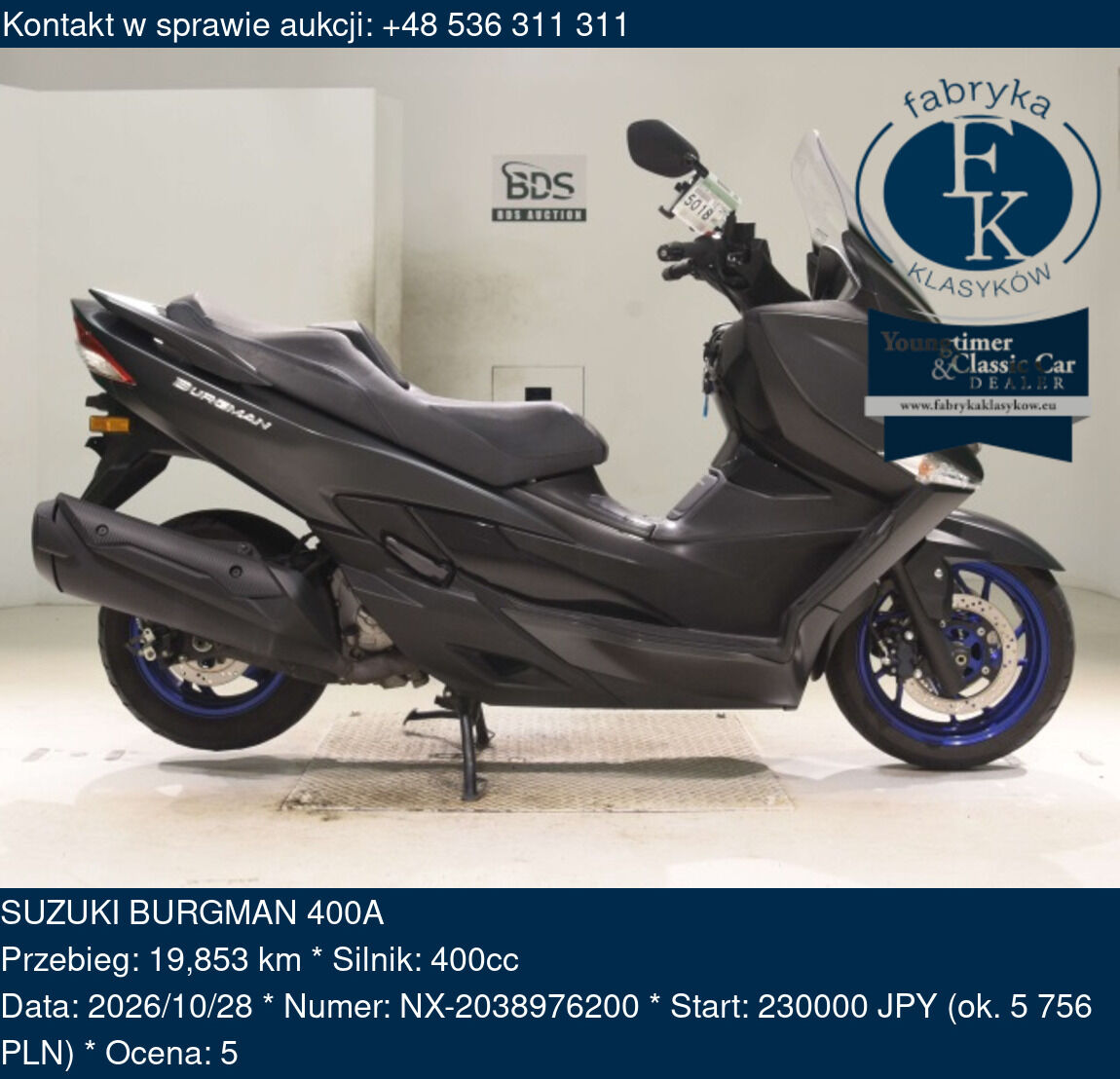SUZUKI BURGMAN 400A  - zdjęcie 2
