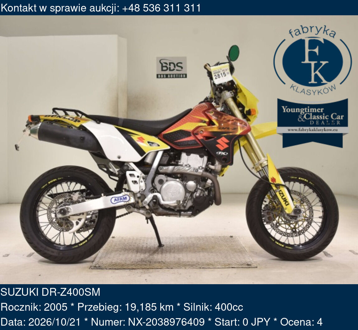 SUZUKI DR-Z400SM 2005 - zdjęcie 2