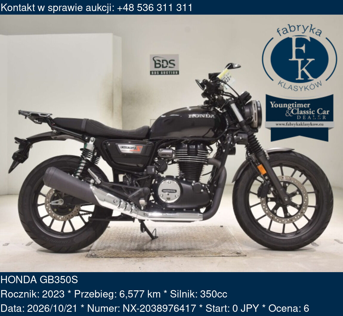 HONDA GB350S 2023 - zdjęcie 2