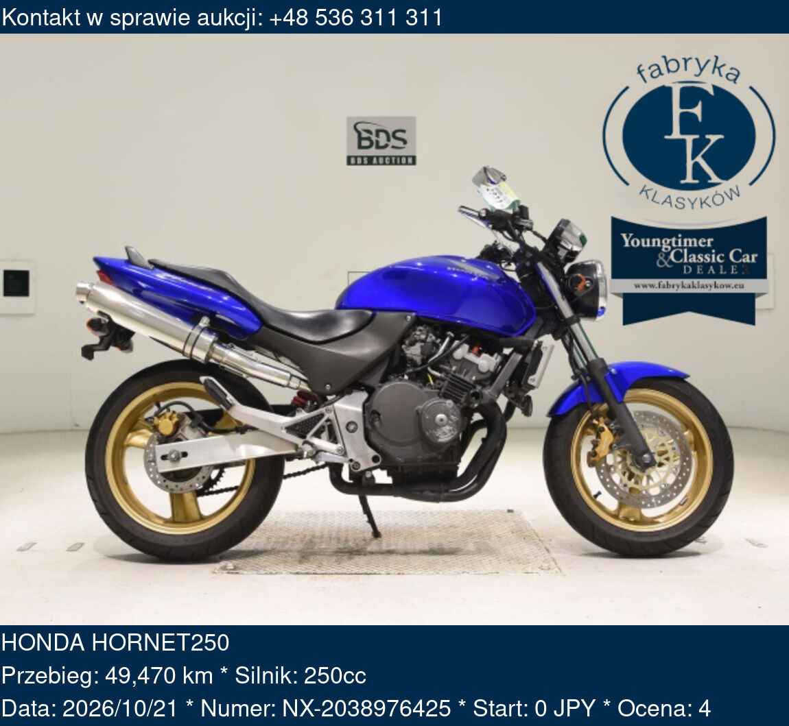 HONDA HORNET250 - zdjęcie 2